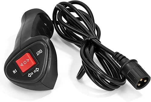 Mando a distancia de cabrestante eléctrico de 3 puntas, control de cabrestante eléctrico para automóvil con cable de 9.2 pies para vehículo