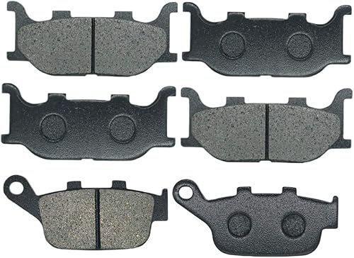 Pastillas de freno delanteras y traseras para motocicleta compatible con/para Kawasaki 2009-2015 FZ6R 600 2009-2014 XJ6 N/F/S 2009-2012 FA199F FA140R