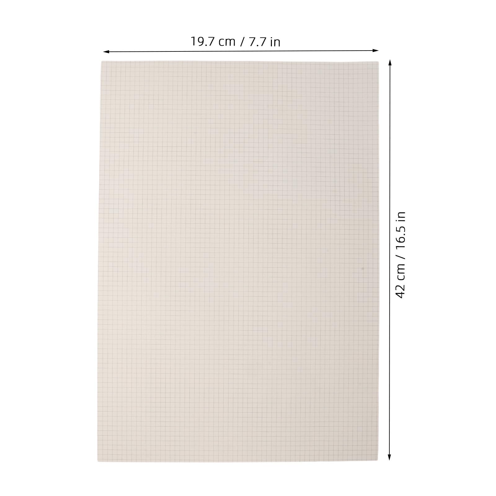 PATKAW Cahier de 200 feuilles de papier millimétré A3 pour les