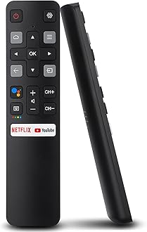 New Replaced Remote RC802V FNR1 Fit for TCL Android 4K Smart TV [NO Voice Function] 40S334 50S434 55S434 75S434 40S330 70S430 32S334 55S435 50S435 43S434 32S6500A 65P8S 65P8 49S6800FS 32S6500S 32A325