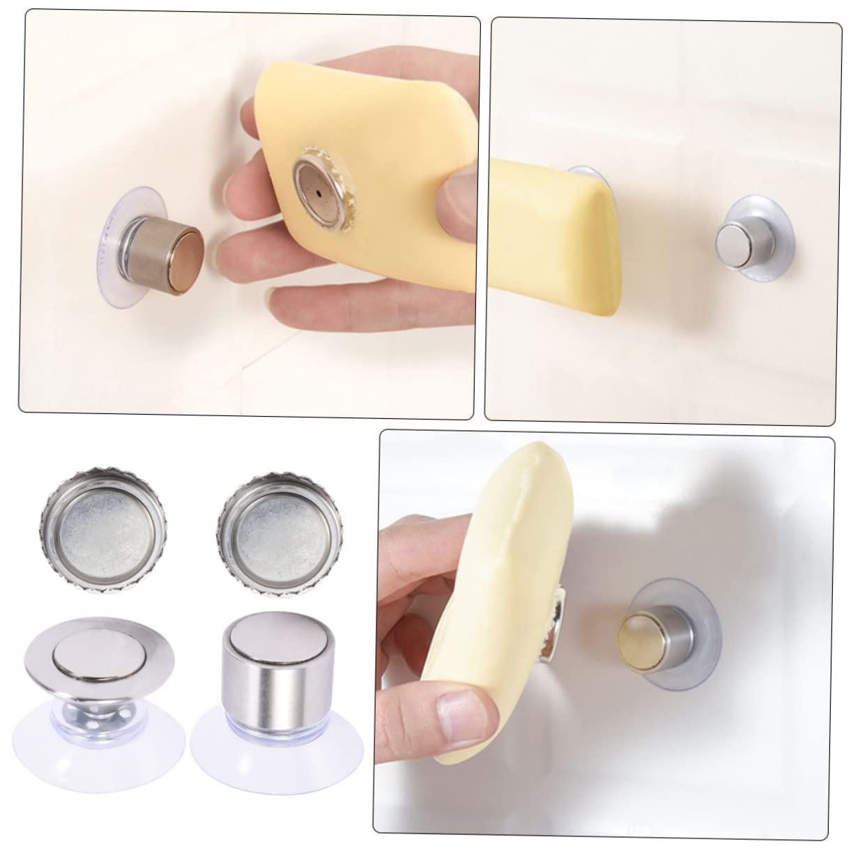6 Sets Stabiler Seifenhalter Zur Wandmontage Elegantes Seifenregal Aus Edelstahl Für Selbstentleerende Badezimmer