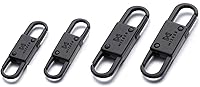 Mizeer Anti-Theft Zipper Clips - Secure Backpacks, Purses, Luggage | 2 Sizes, Double Spring Locks for Theft Prevention