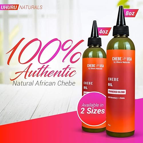 Miniatura 2 de Mezcla original de aceite Chebe en polvo (8 onzas) con romero y aceituna  Previene la rotura, retiene la humedad, nutre multiusos, soporta retención