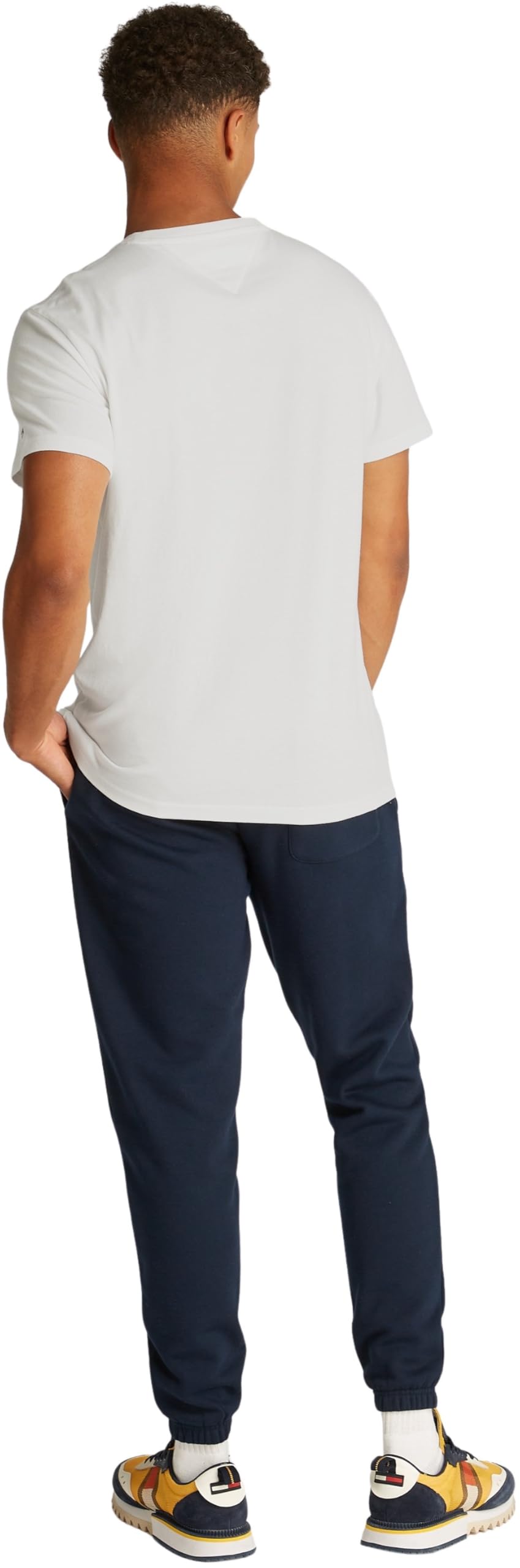 Tommy Jeans Uomo T-Shirt Maniche Corte Slim Entry Graphic Tee in Cotone