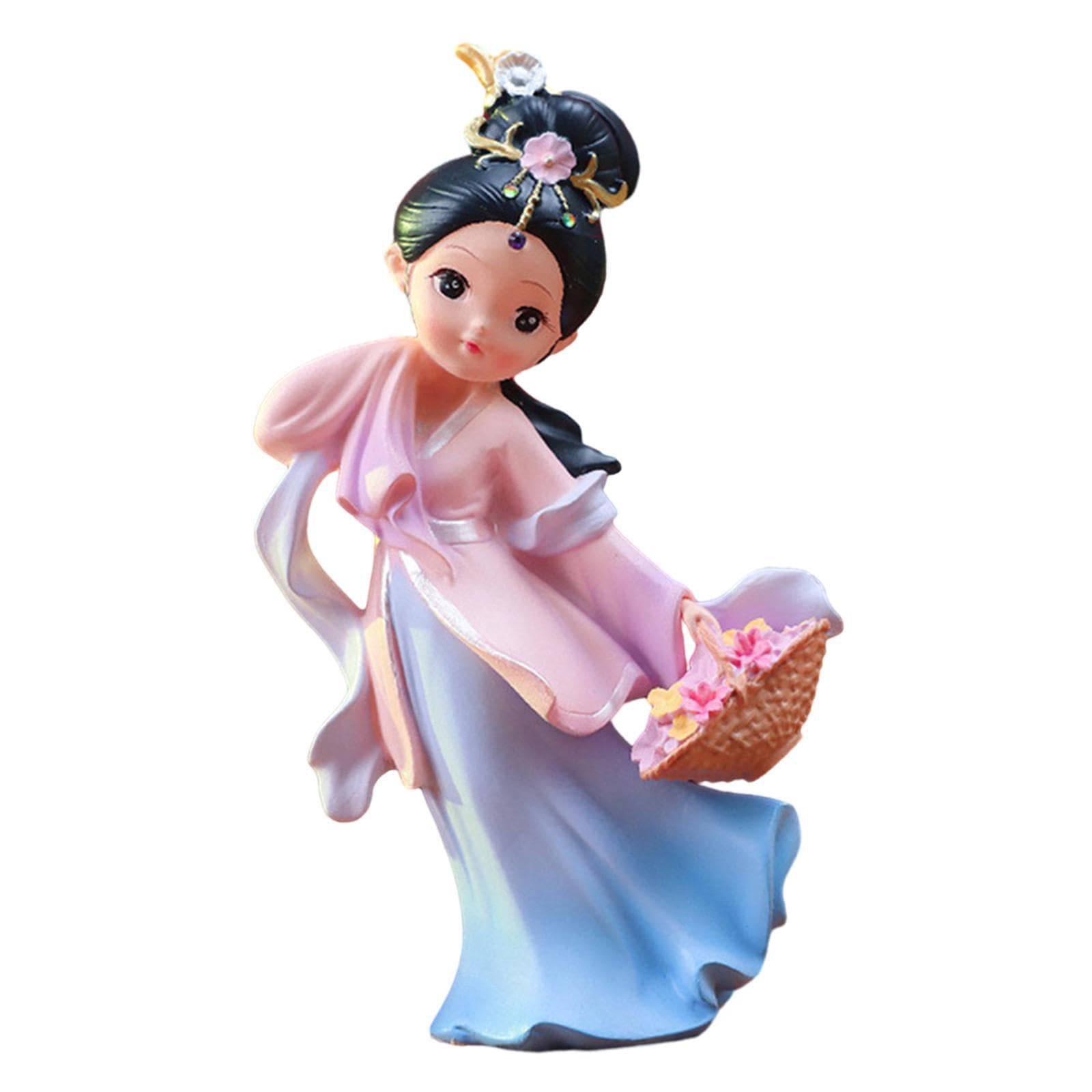 TWISAXC Table Centerpiece Bedroom Living Chinese Beauty Figurine Art For Home Decor Chinese Ancient Beauty Sculpture Art Figurine With Fine Texture Lady, Xishi