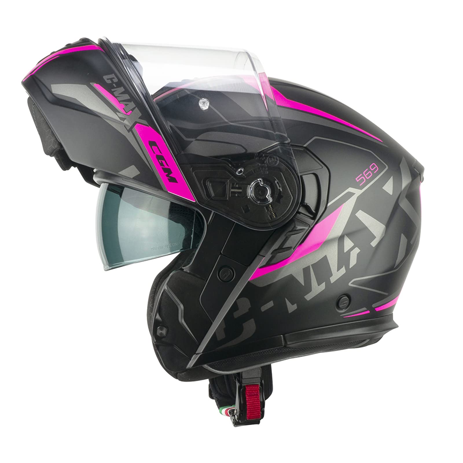 CGM 569G C-MAX CITY Nero Fucsia fluo opaco M