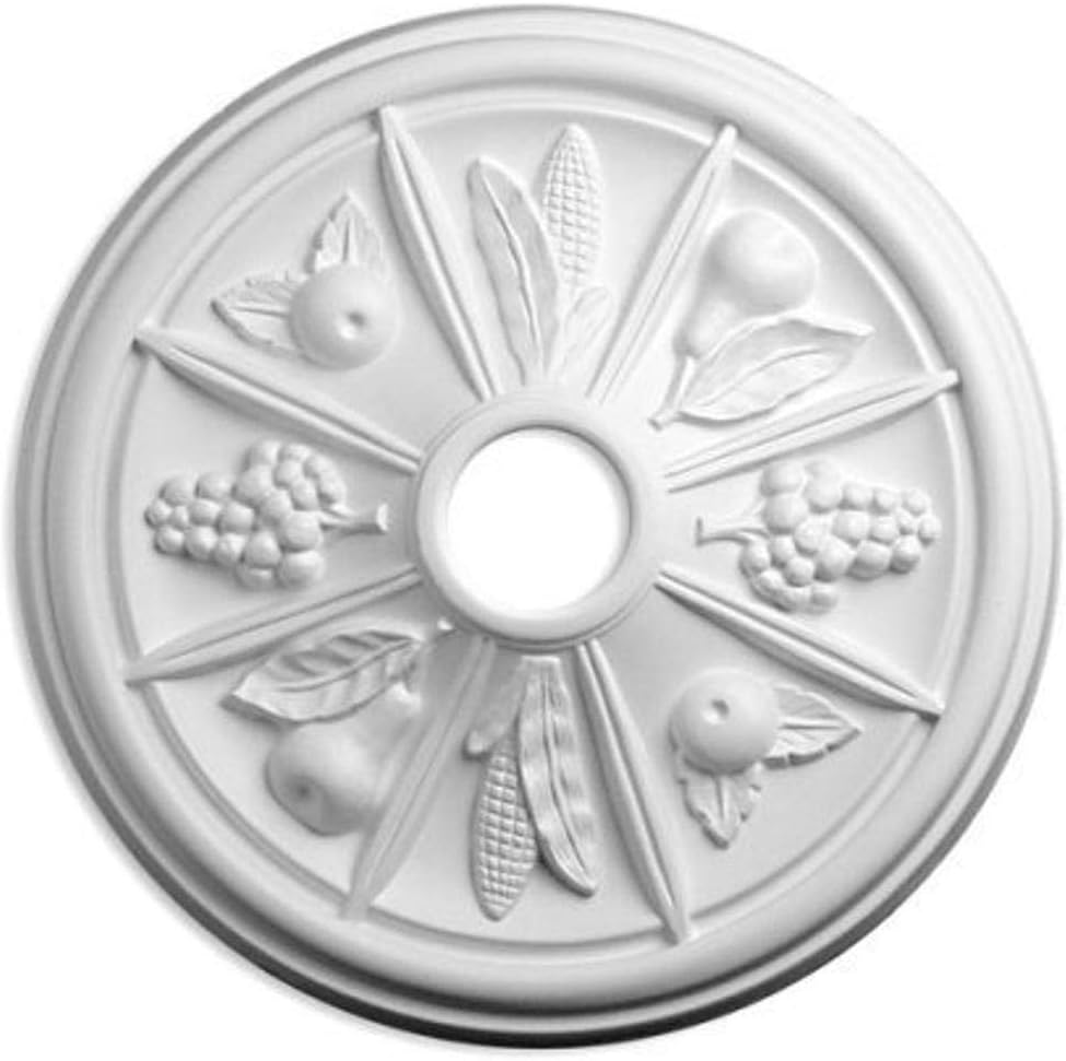 Focal Point 24 Inch Diameter Ceiling Medallion 82224 Kaitlyn Mini Primed White Polyurethane