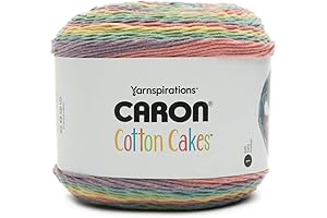 Caron Cotton Cakes Yarn: Experience a Burst of Colorful Harmony