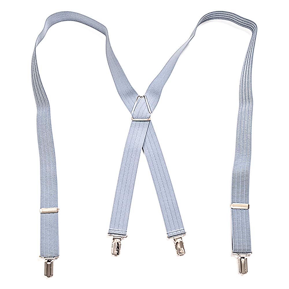 EXCY FORMAL COLLECTION X-Back Style with Metal Clips Suspender for Men (Wedding/Business) : Made in Japan