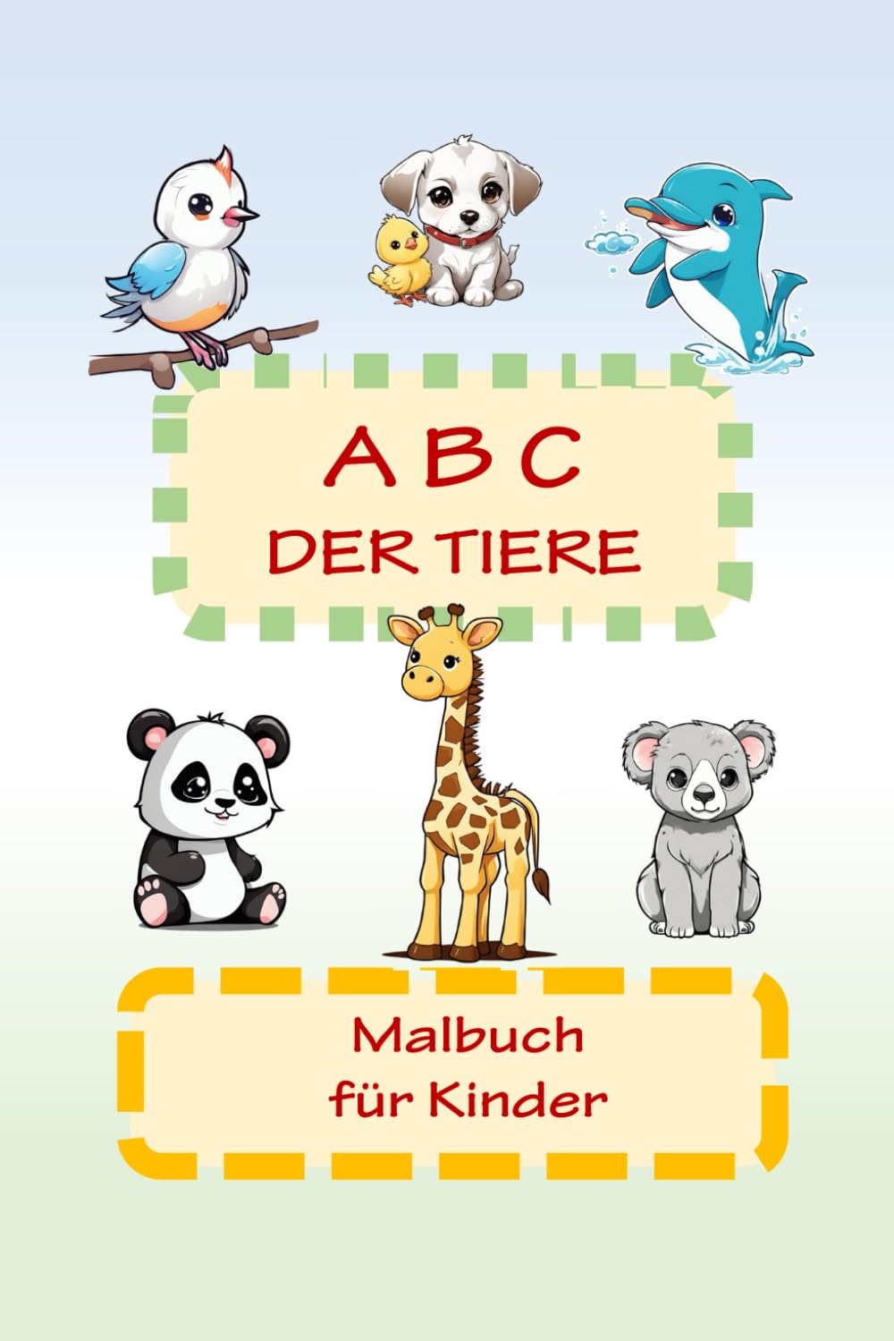 ABC der Tiere: Einfaches Buch, das Ihrem Kind das Lernen erleichtert