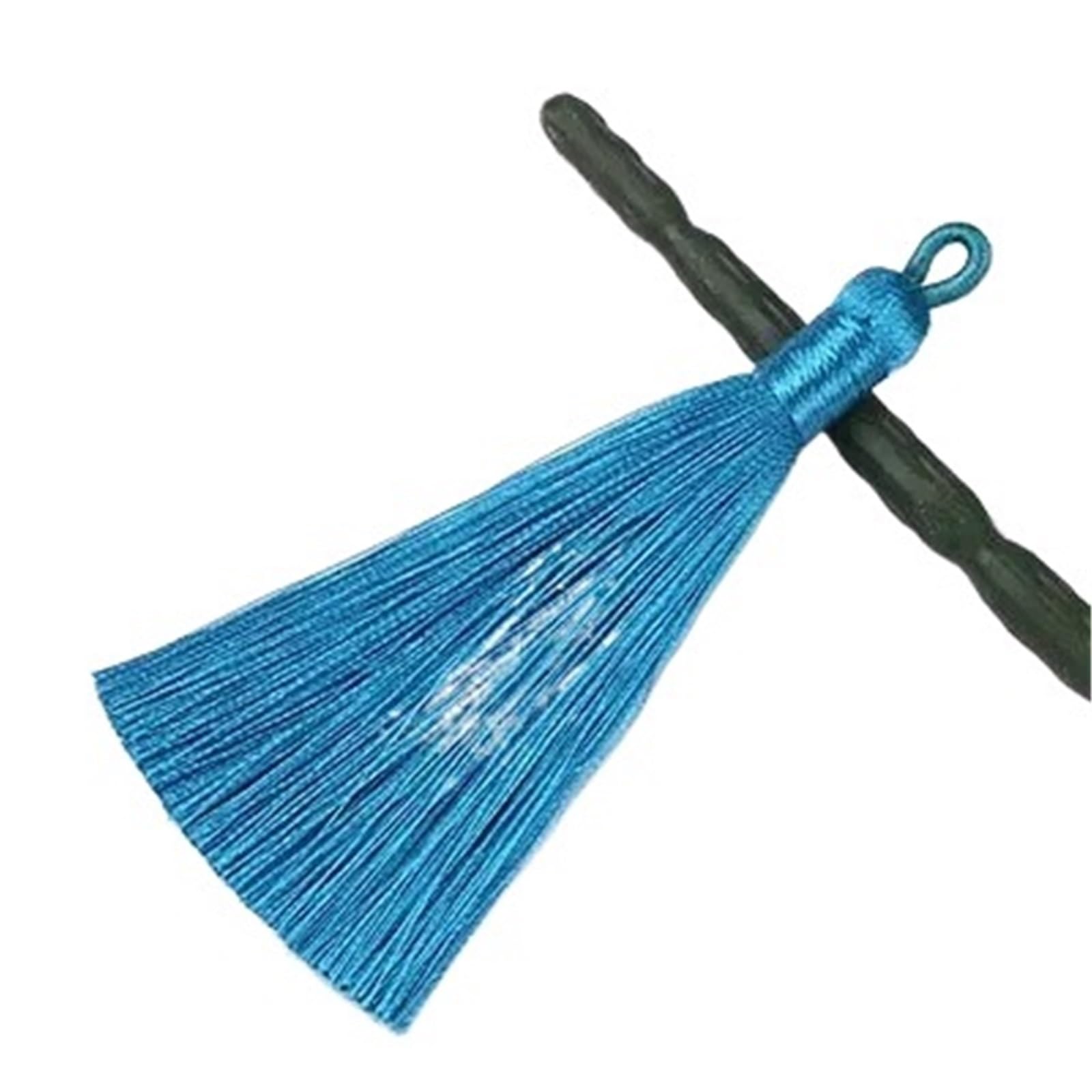 Handmade Silk Tassels with Loop 8cm for Bookmark Keychain Craft