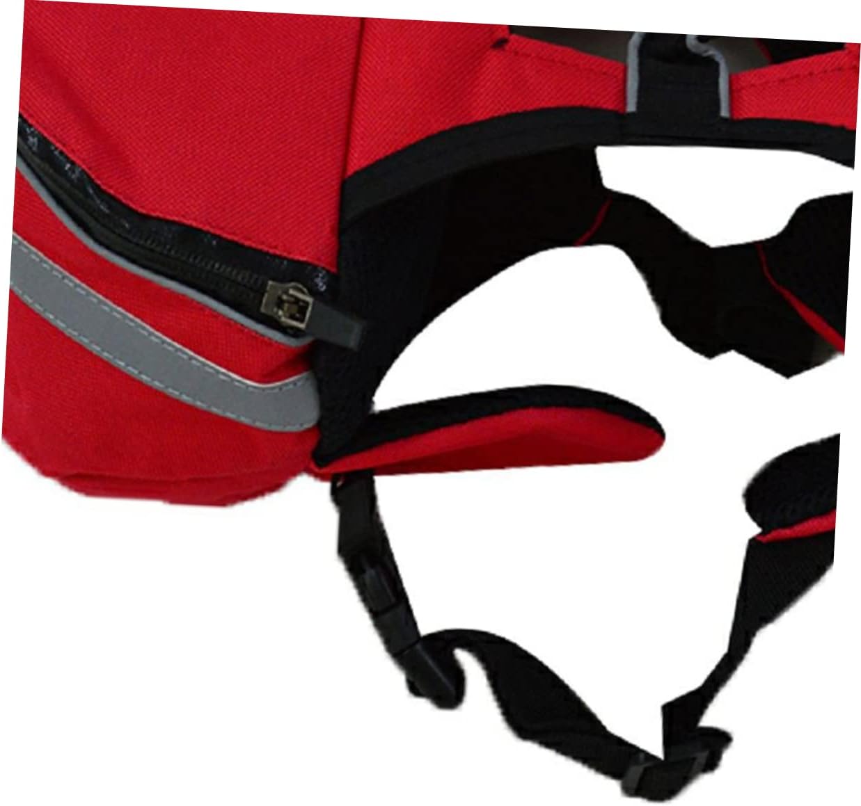 3個 用 バック バック- 通気性 ベスト付き サドルバッグ- 旅行 キャンプ 猟犬 反射材 ハーネス 承認済み キャリア ストラッ