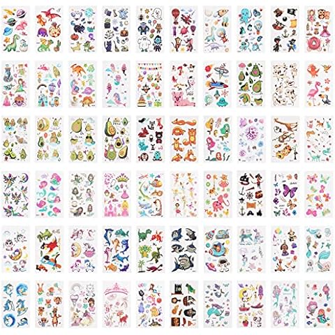 ACWOO Waterproof Temporary Tattoo Stickers Set Cover