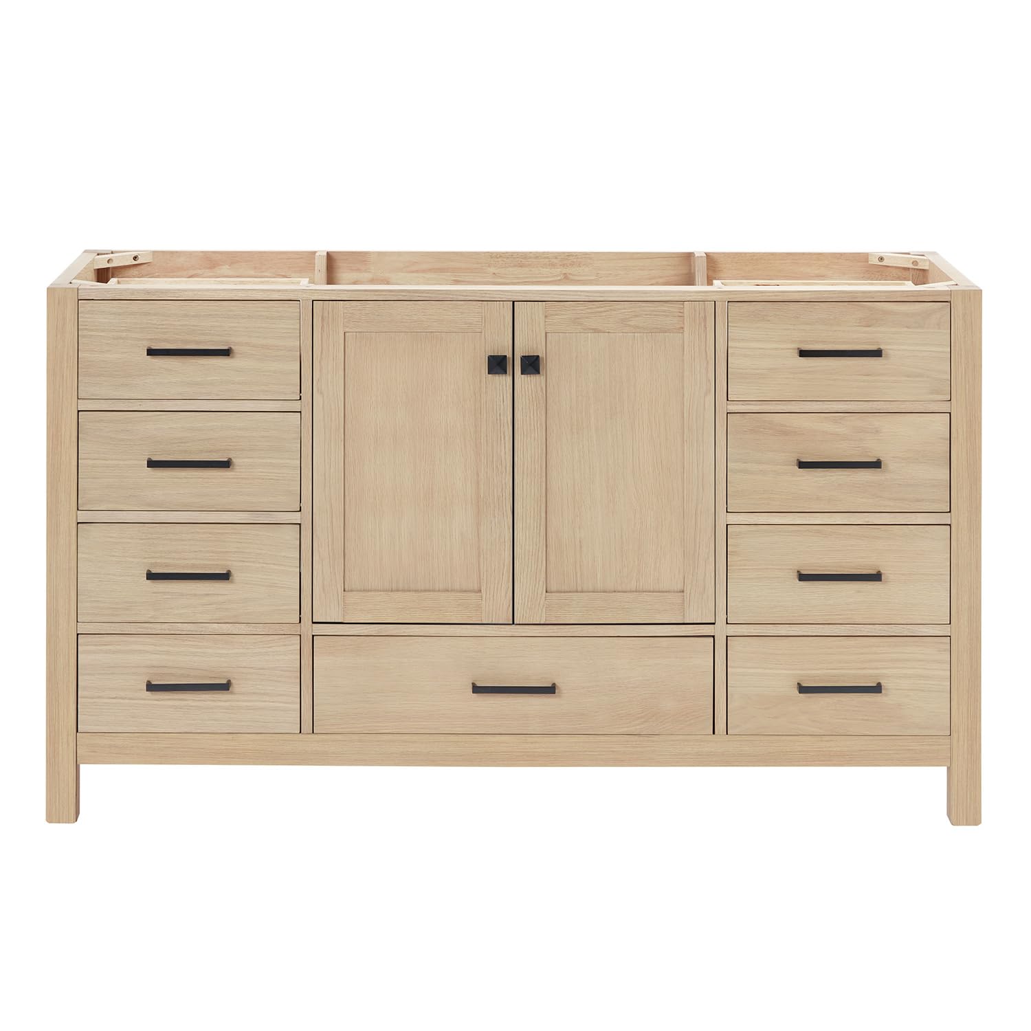 ARIEL Cambridge 60-inch Bathroom Vanity White Oak