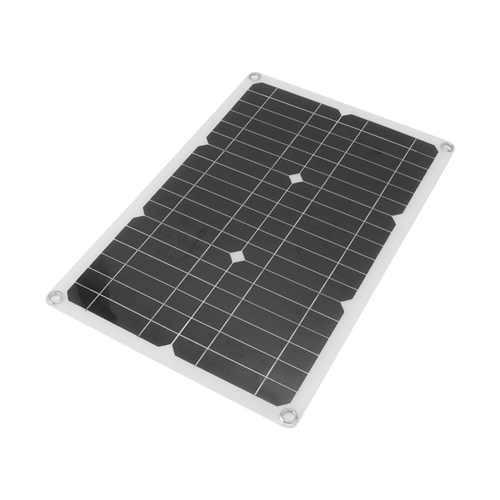 YWBL-WH Panel Solar Cargador Monocristalino 20W 18V con Caja de Batería for
