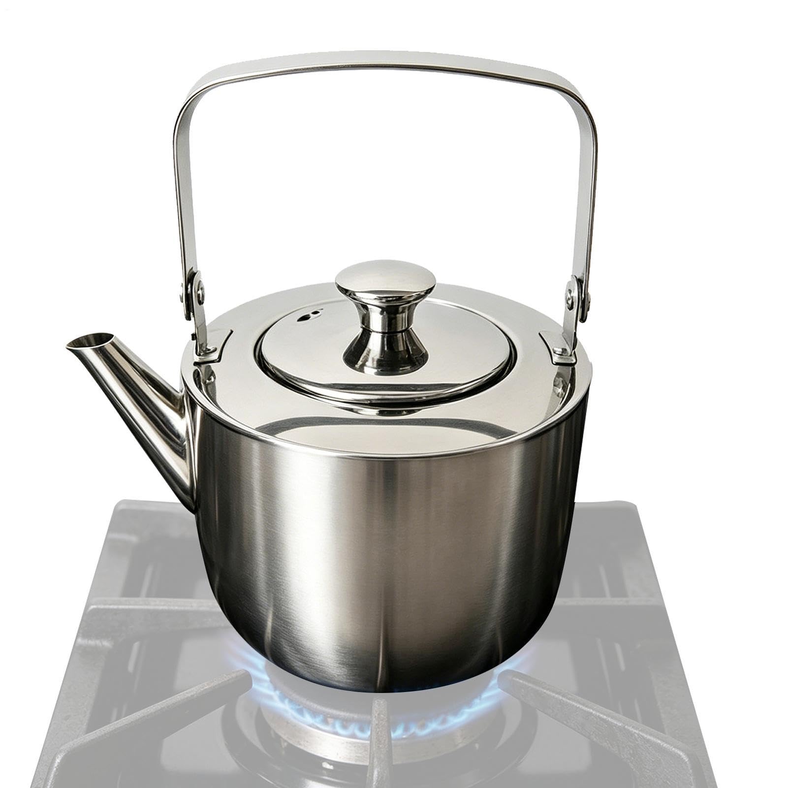 Bouilloire à thé en acier inoxydable de 1,3 l avec infuseur amovible