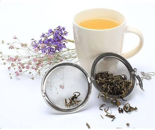 Miniatura 3 de Bola de té de malla de acero inoxidable, infusor de té de malla extra fina para té de hojas sueltas, coladores de té, infusor de té, filtros de