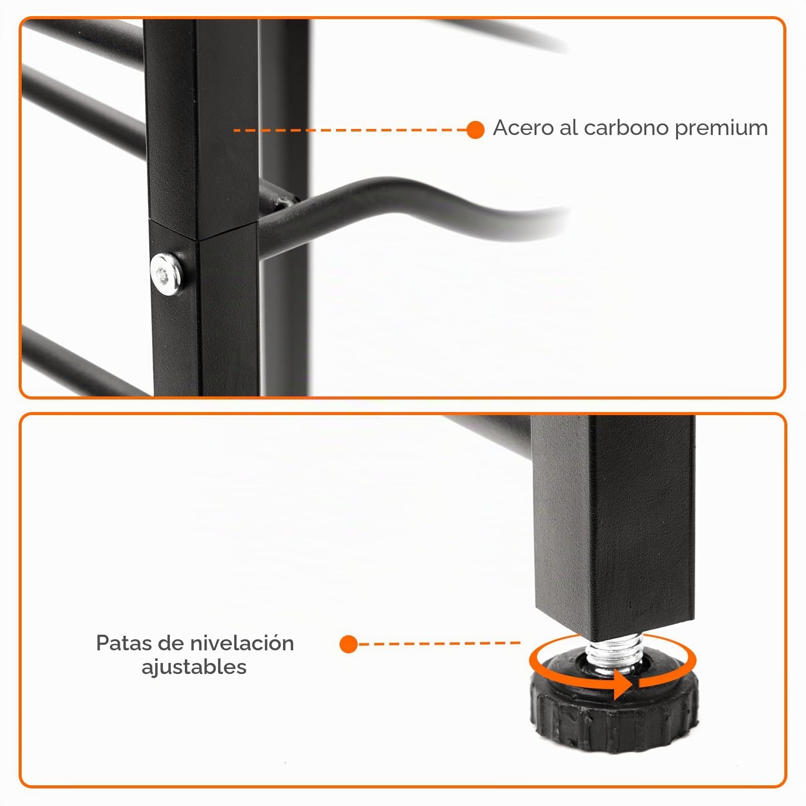Lifewit Porta Garrafa de Agua de 22L, Soporte para Botellas de Agua de 3 Niveles, Organizador de Almacenamiento de Agua para Hogar, Sala de Estar u Oficina, Negro