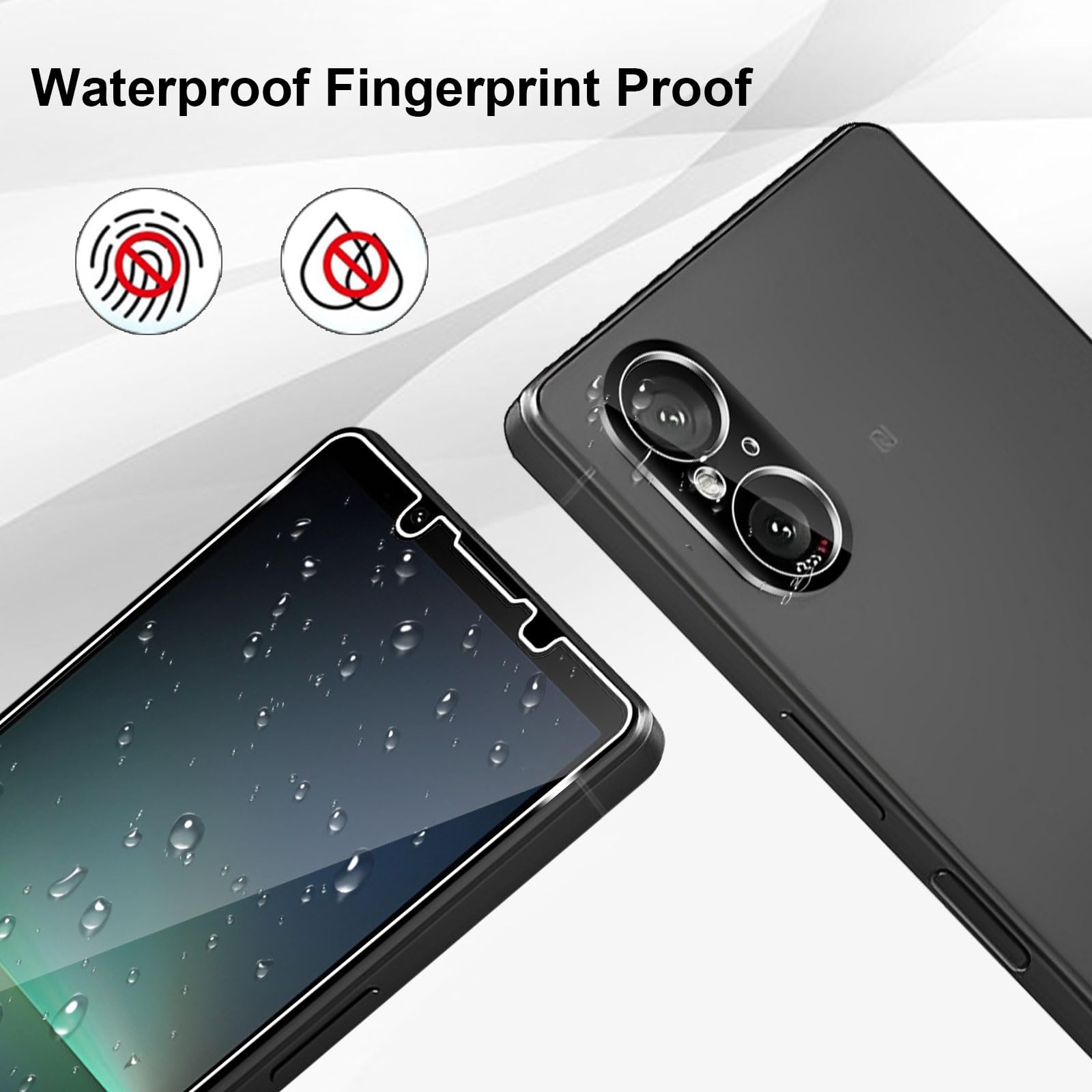 TMIC 5D Hartglas Displayschutz Für Sony Xperia 5 (2019) – 9H Härte, Klar
