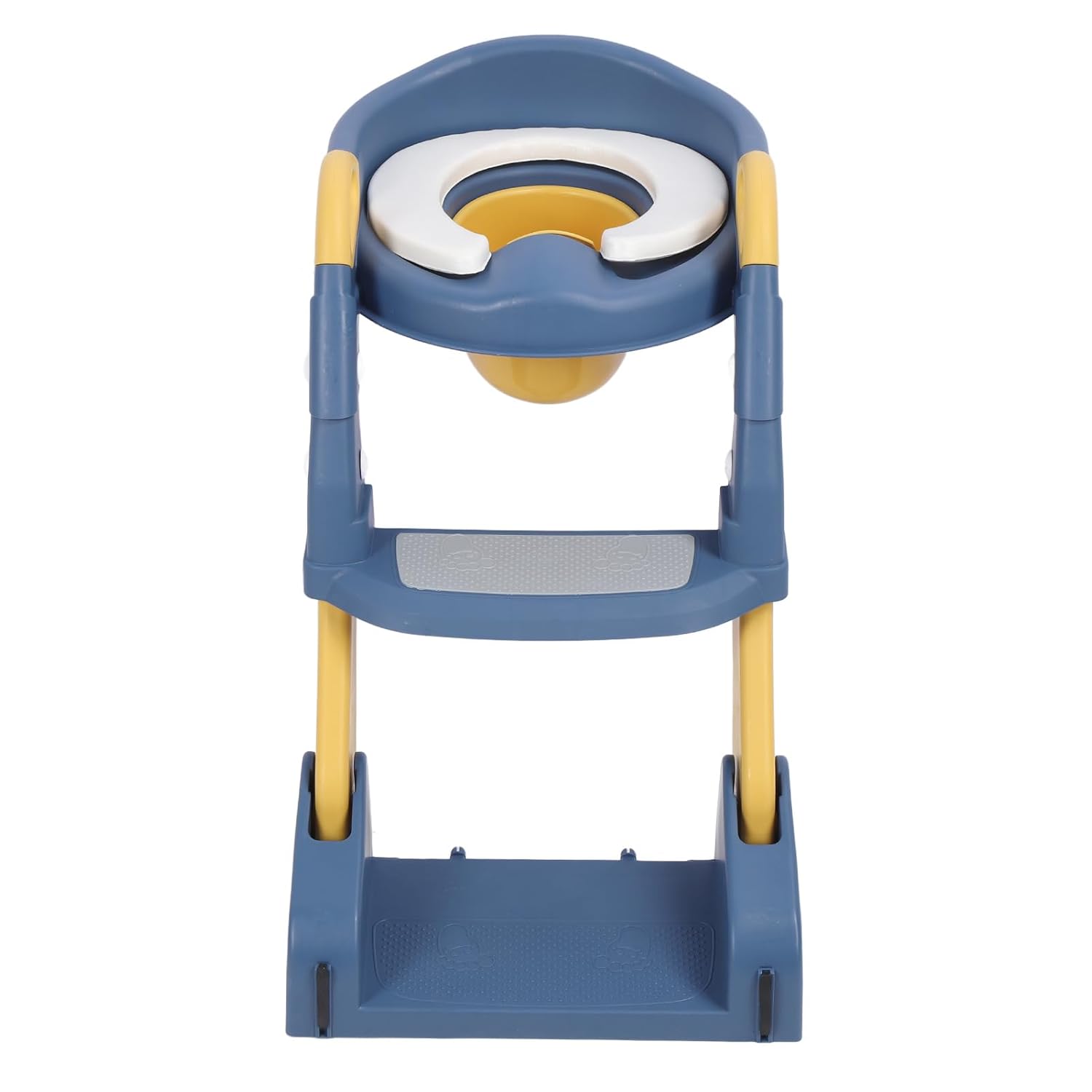 Dioche Potty Training Seat 3 in 1 Potty Training Seat with Step Stool Ladder | Nonslip Pads & Comfortable PVC Design for Baby Boys & Girls | Perfect Toddler Toilet Solution