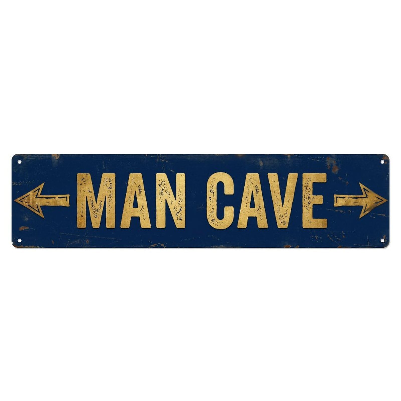 Gtthok Vintage Style Vintage Man Cave Freedom Zone Retro Slogans Metal Tin Sign Plaque Wall Decor For Cafe, Club, Garden Metal Poster 4X16inch