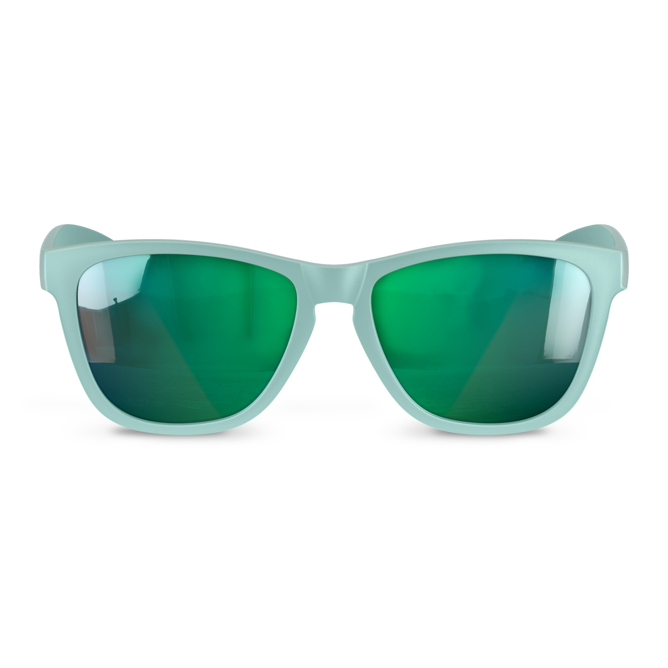 Suavinex, Lunettes de Soleil pour Adultes, pour Homme et Femme, Lunettes Polarisées avec filtre UV 400, 100% Protection UVA et UVB, CAT 3, avec Étui, Très Flexibles et Légères, Vert