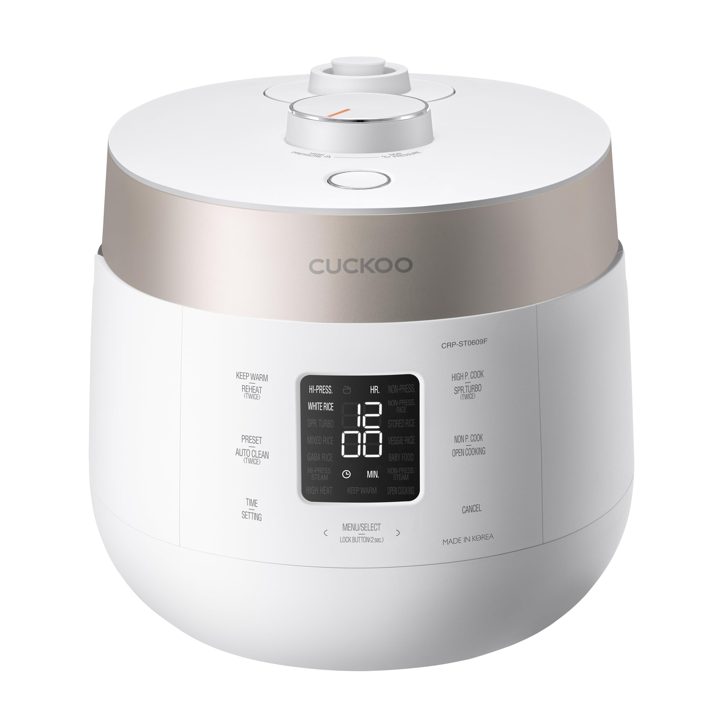 Cuckoo Twin Pressure Rice Cooker CRP-ST0609FW