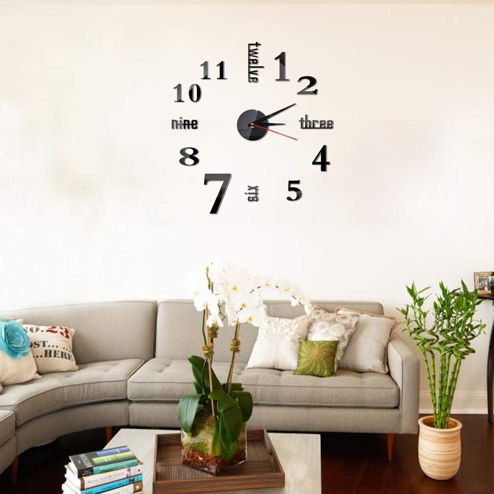DIY Frameless Wall Clock