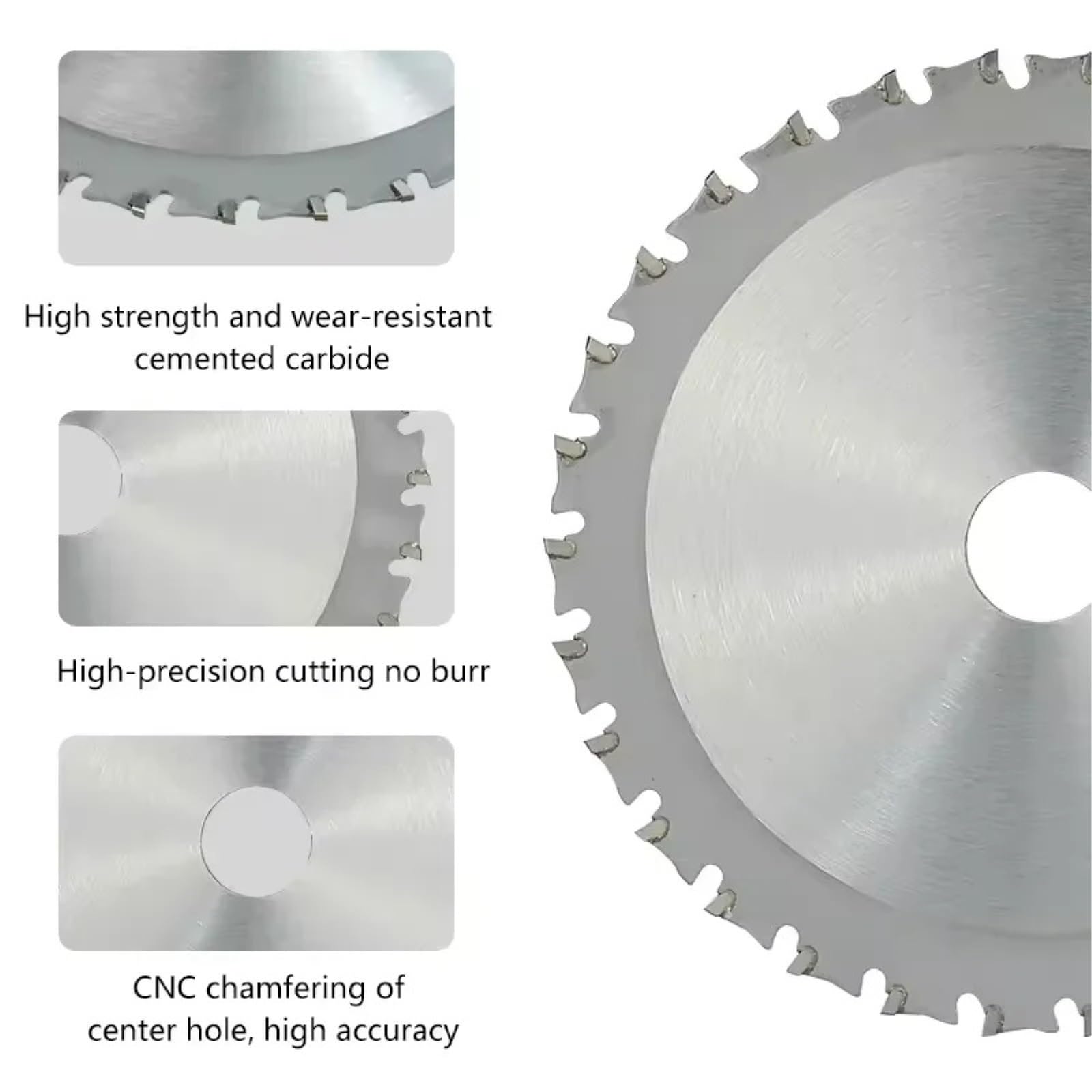 Brzeszczot do cięcia metalu 1PC ostrze do cięcia metalu 4 "/7"/8 "20T 32T 48T brzeszczot piły tarczowej aluminium żelazo stalowa metalowa tarcza węglika(8inx1.5x1.9x25.4x48T)