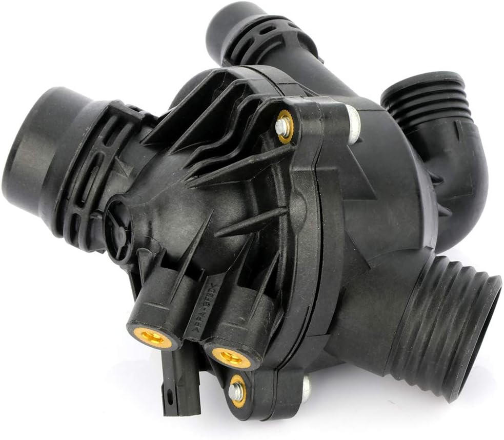ECCPP Thermostat Housing Assembly fit for 2011-2013 for BMW 135i, 2011-2013 for BMW 335i, 2013-2015 for BMW X1, 2011-2013 for BMW X5, 2011-2014 for BMW X6 -OE Replaces CTA0030, 11537584543