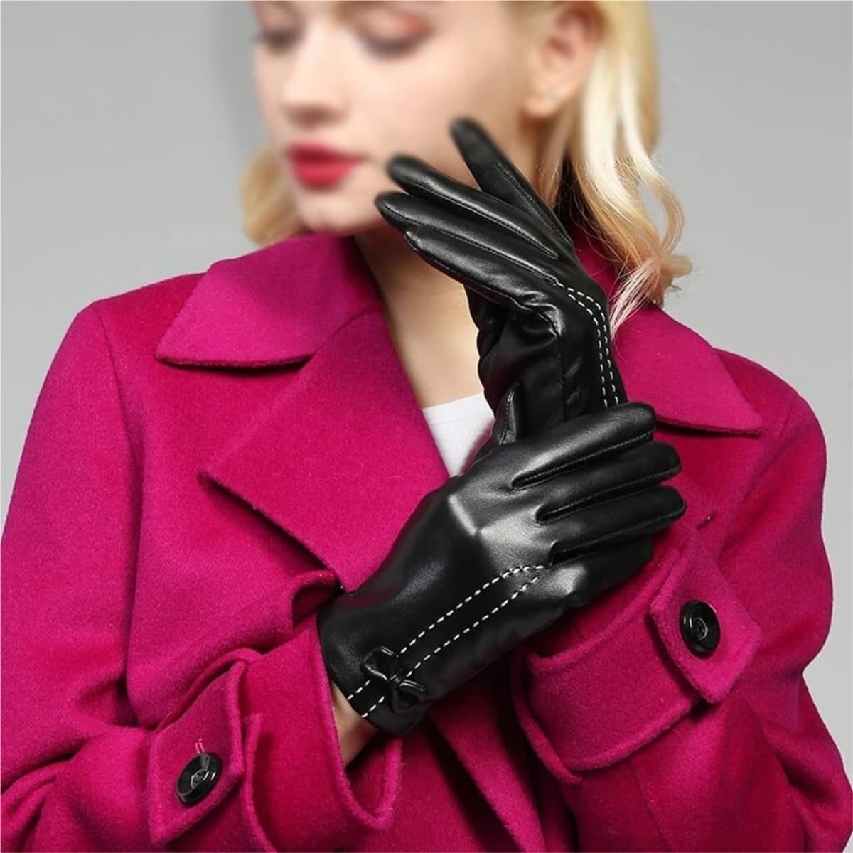 Guantes Running Guantes Gruesos Y Cálidos De Otoño E Invierno, Guantes De Ciclismo For Mujer Con Pantalla Táctil Guantes Deporte Hombre