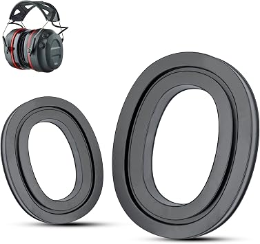Krone Kalpasmos 3M WorkTunes Replacement Ear Pads, Soft Gel Cushions, Peltor Replacement Ear Pads Compatible with 3M Peltor Sport Tactical 500, TAC 100/300/500 & WorkTunes 9054190544 Headsets