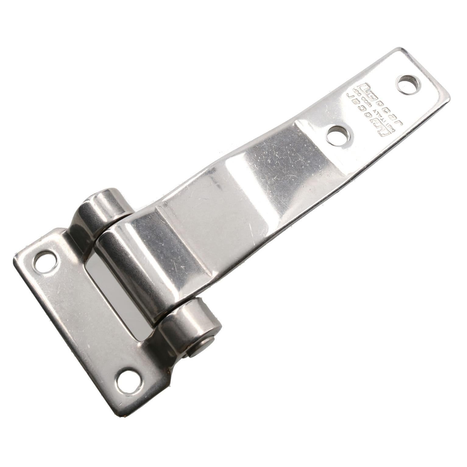 Ab Tools Silver 4Pk 145Mm Strap Hinge Stainless Steel Locker Door Hatch 316 Marine Grade