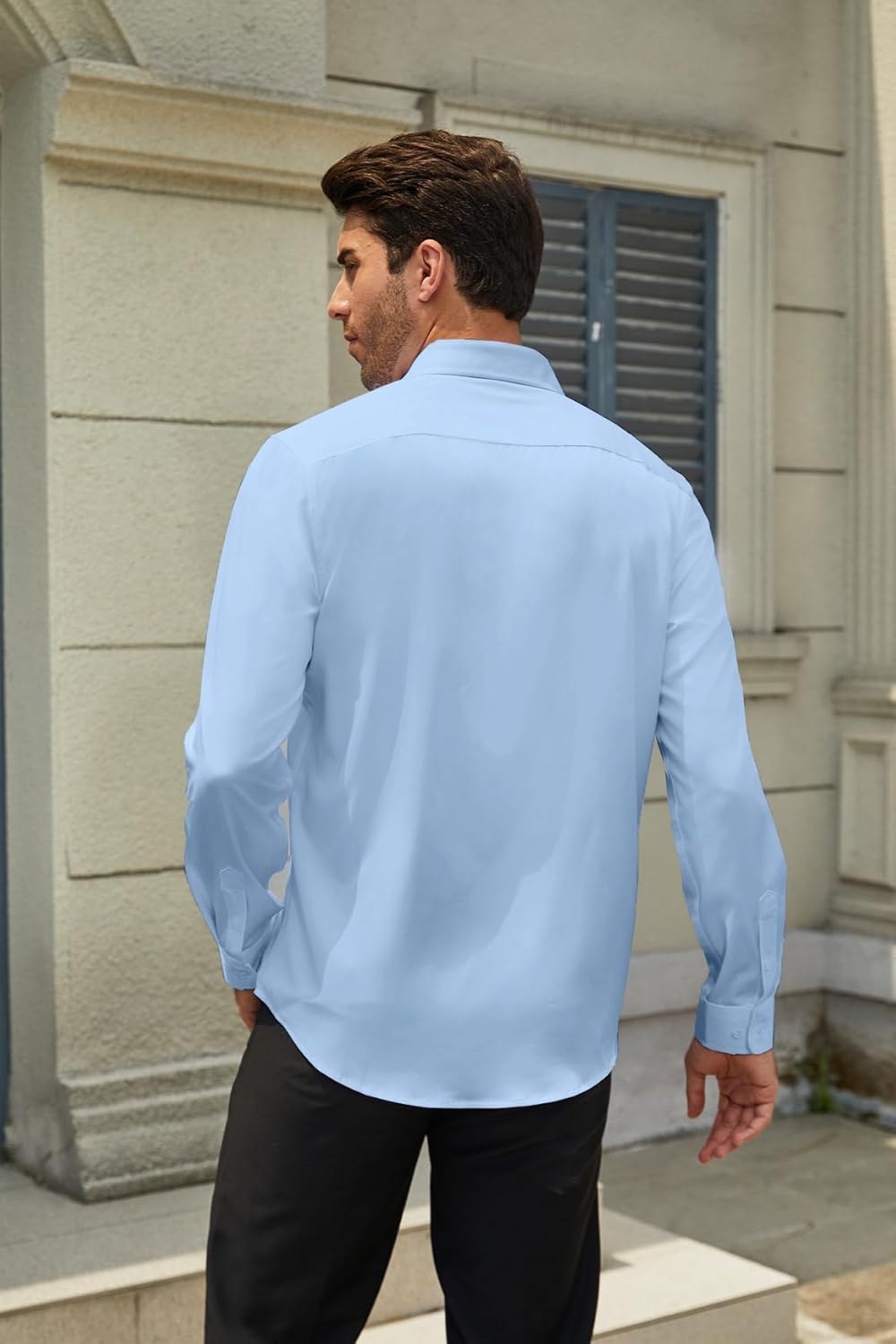 ONKEEP Camisas sociais masculinas de manga comprida com botões, cor lisa, casual, negócios, modelagem regular com bolso em promoção! Veja a oferta e mais achadinhos de Camisas 4 Hoje é o melhor dia para comprar ONKEEP Camisas sociais masculinas de manga comprida com botões, cor lisa, casual, negócios, modelagem regular com bolso com aquele preço maroto! Promoção! Aproveite a oferta! 4