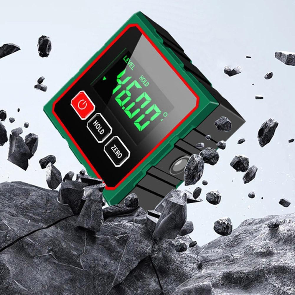 Zerone Boîtier De Jauge D'angle Laser Détecteur D'angle Numérique Laser Inclinomètre Magnétique