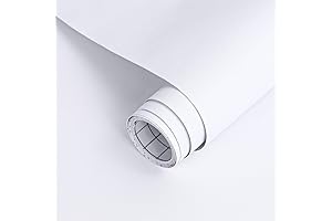 Arthome White Kitchen Cabinet Vinyl Wrap