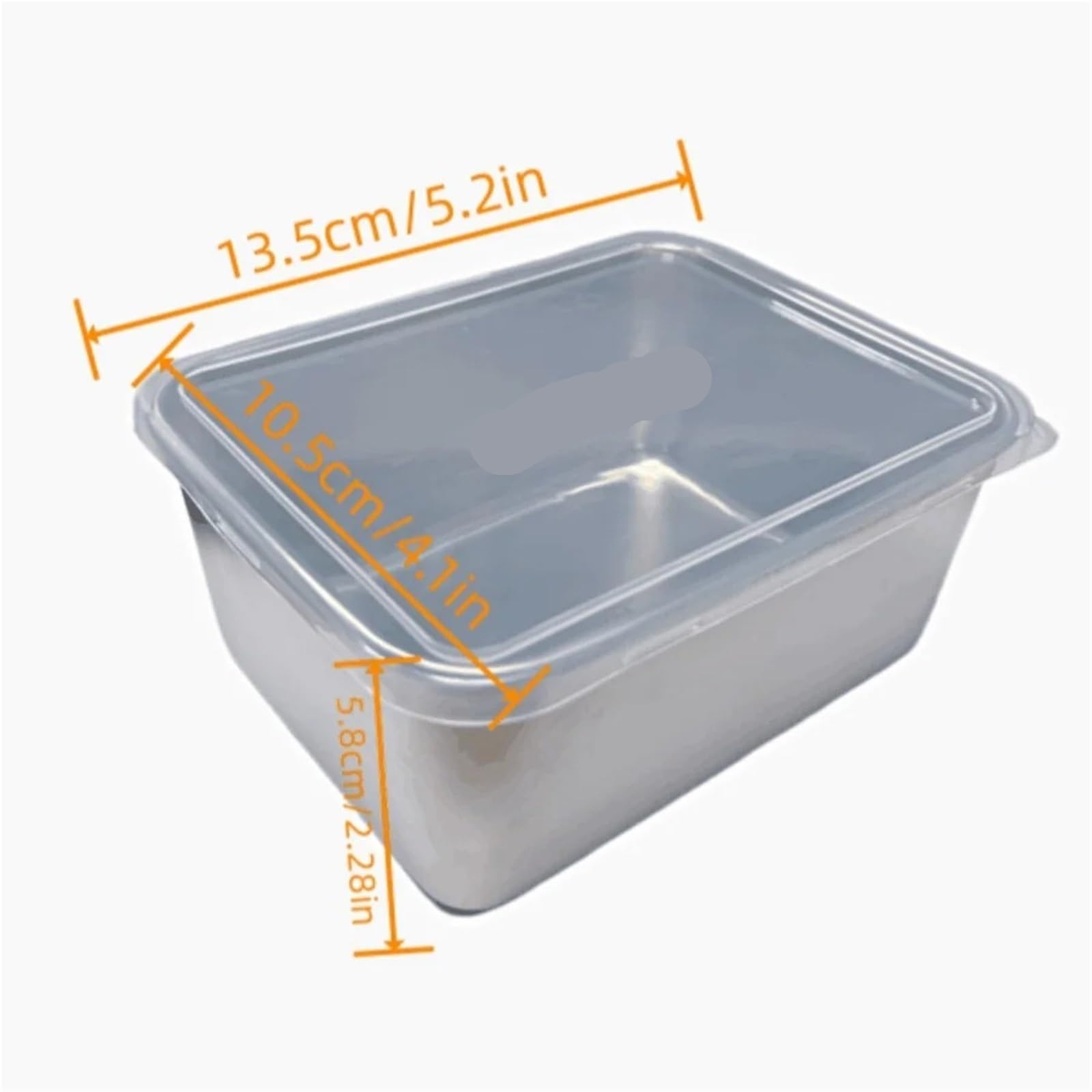 Contenedor de conservación alimentos frescos acero inoxidable 6 piezas Para Cocina
