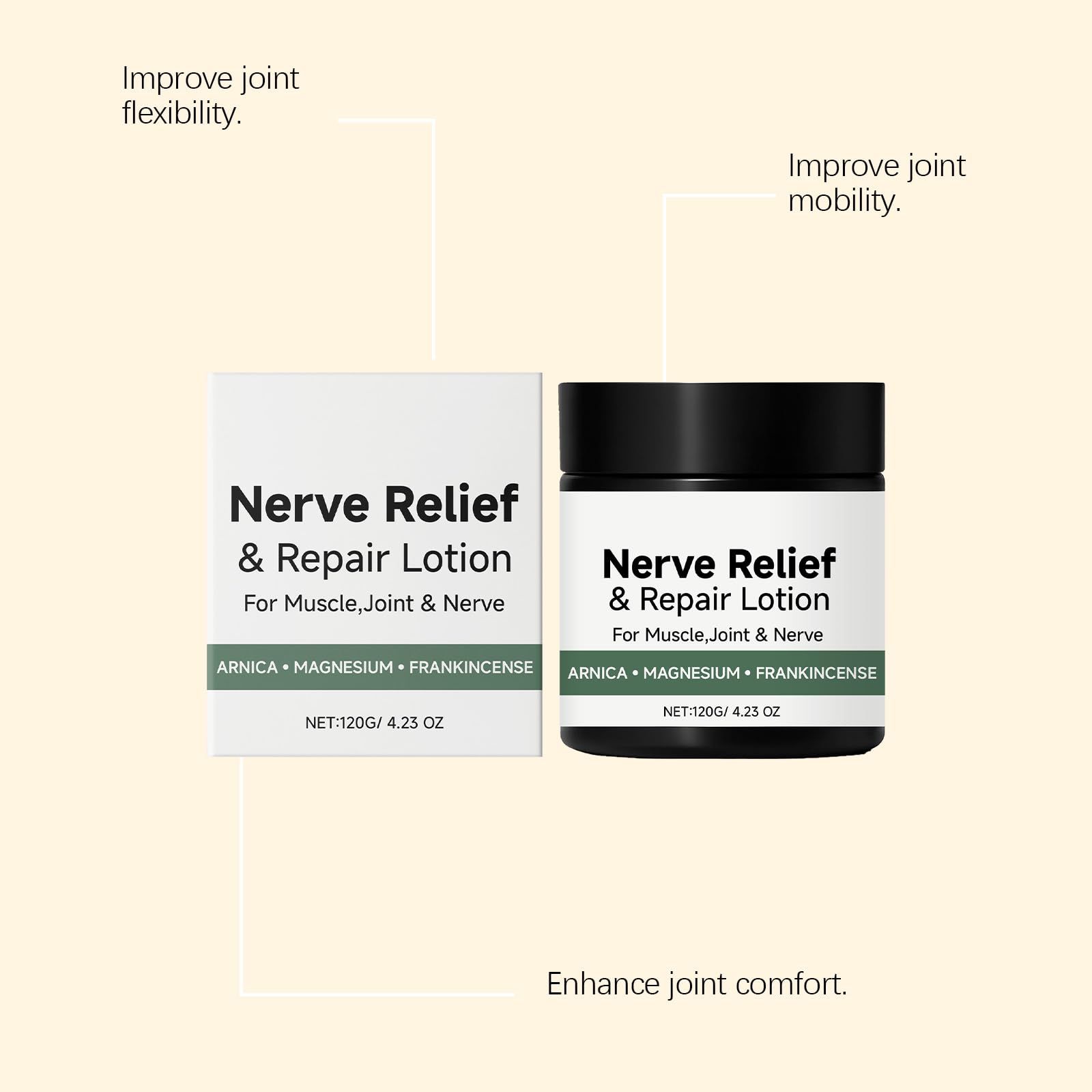 Alcura krem na nerwy, balsam do neuropatii z arniką, naturalny kojący krem nawilżający, codzienny komfort. Alcura balsam do ciała, pleców, kolan, rąk, (12 szt.)