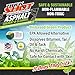 Trick Shot Asphalt Solvent and Cleaner - Biodegradable Industrial Degreaser for Paving Equipment & Tools - Eco-Friendly Remover of Tar, Tack, Sealcoating Oil, & Bitumen, Made in USA (1-Pack)