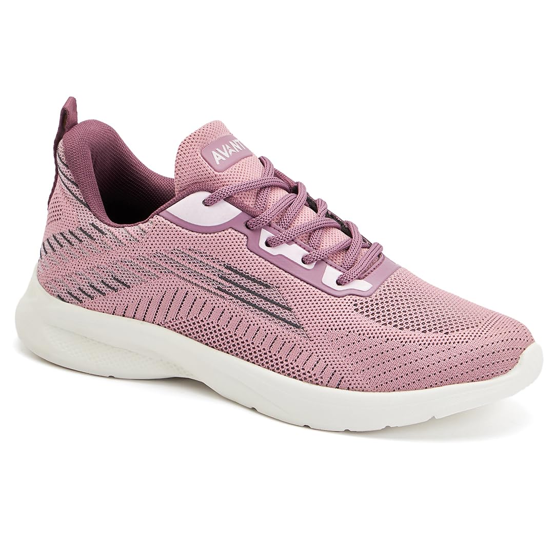AVANT Womens Fly Walking and Training Shoes-Breathable Mesh, Lightweight, Multi Directional Flexibility, Shock-Absorption Technology, Enhanced Cushioning, Sports Footwear (AVWSH030CL01UK7_Peach) (B0D373YWS3) Amazon Price History, Amazon Price Tracker
