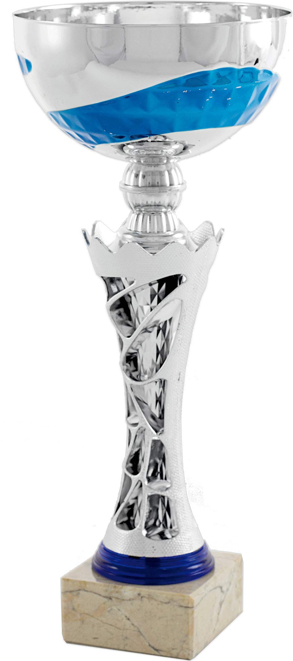 AT41943 trofeum dla dorosłych, uniseks, niebieski, srebrny, 30 cm