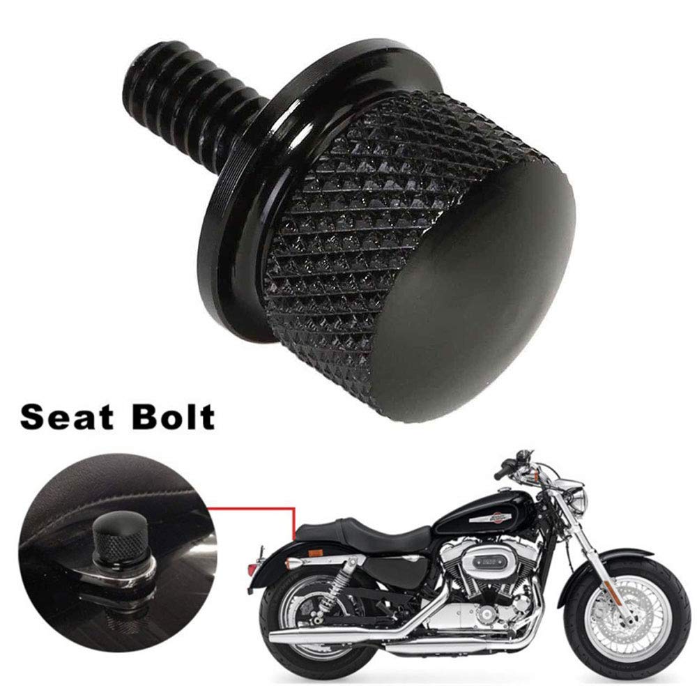 Motorcycle Rear Seat Bolt Tab Screw Mount Knob Cover Kit Aluminum Cnc For 96-17 Sportster Cvo Touring Softail I.381775630 - View #7