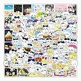 100枚入り かわいい漫画 ステッカー パック アニメキャラクターシール 萌えグッズシール 防水デカール 車 水筒 旅行箱 ノート パソコン ギター ヘルメット バイク 装飾 日記 文房具 誕生日 プレゼント