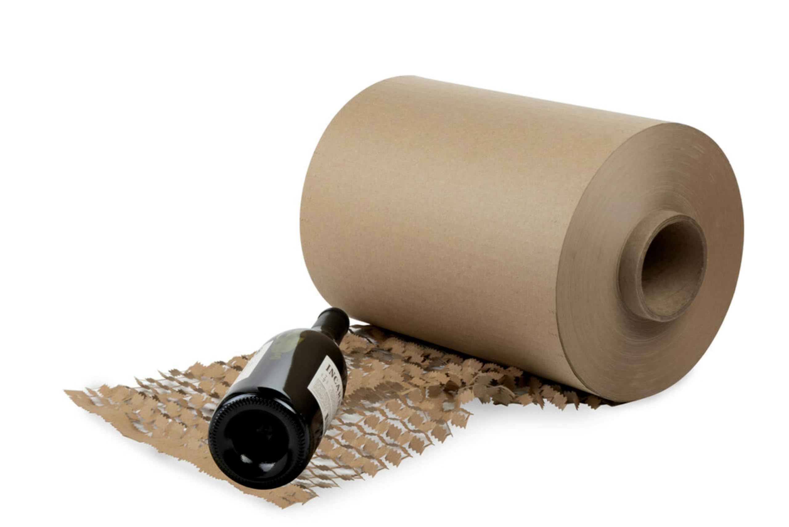 Scotch Envoltura protectora con bloqueo de cojín, 12 pulgadas x 170 pies, papel reciclado 100%, envoltura de burbujas, marrón, para y mudanzas