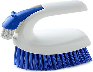 Cepillo de Limpieza, Cepillo para Fregar Alfombra de baño, Color Azul