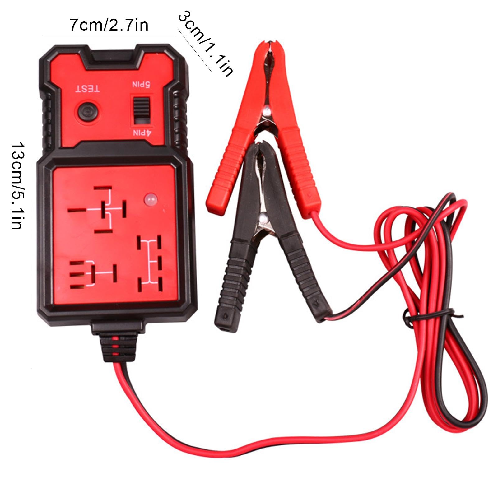 Tester relè per auto, strumento diagnostico relè automatico | Tester per relè per auto portatile | Kit di test Buddy Pro per relè diagnostici Tester di carico automobilistico Tester per altern