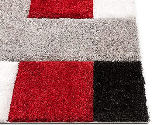 Image of Modern Soft 3D Shaggy Fur Carpets for Living Room Thick Fluffy Rugs for Bedroom, 6x9 feet, Multi Color