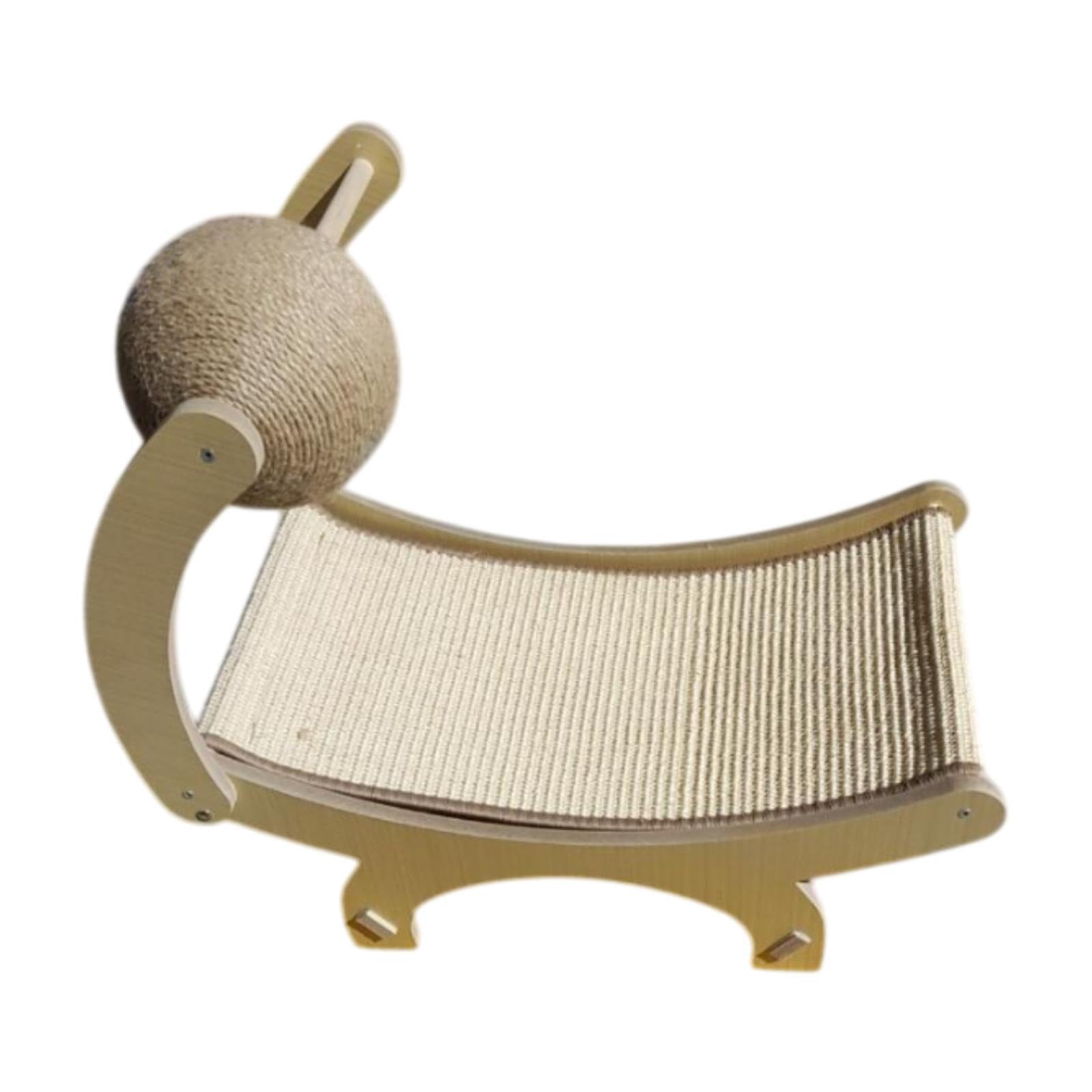 Sisal Kratzbaum, Katzenliege, Spielbereich für Katzen, die Komfort und Spaß suchen, Kratzball Spielzeug, kann als Kratzbrett, Kratzmatte für
