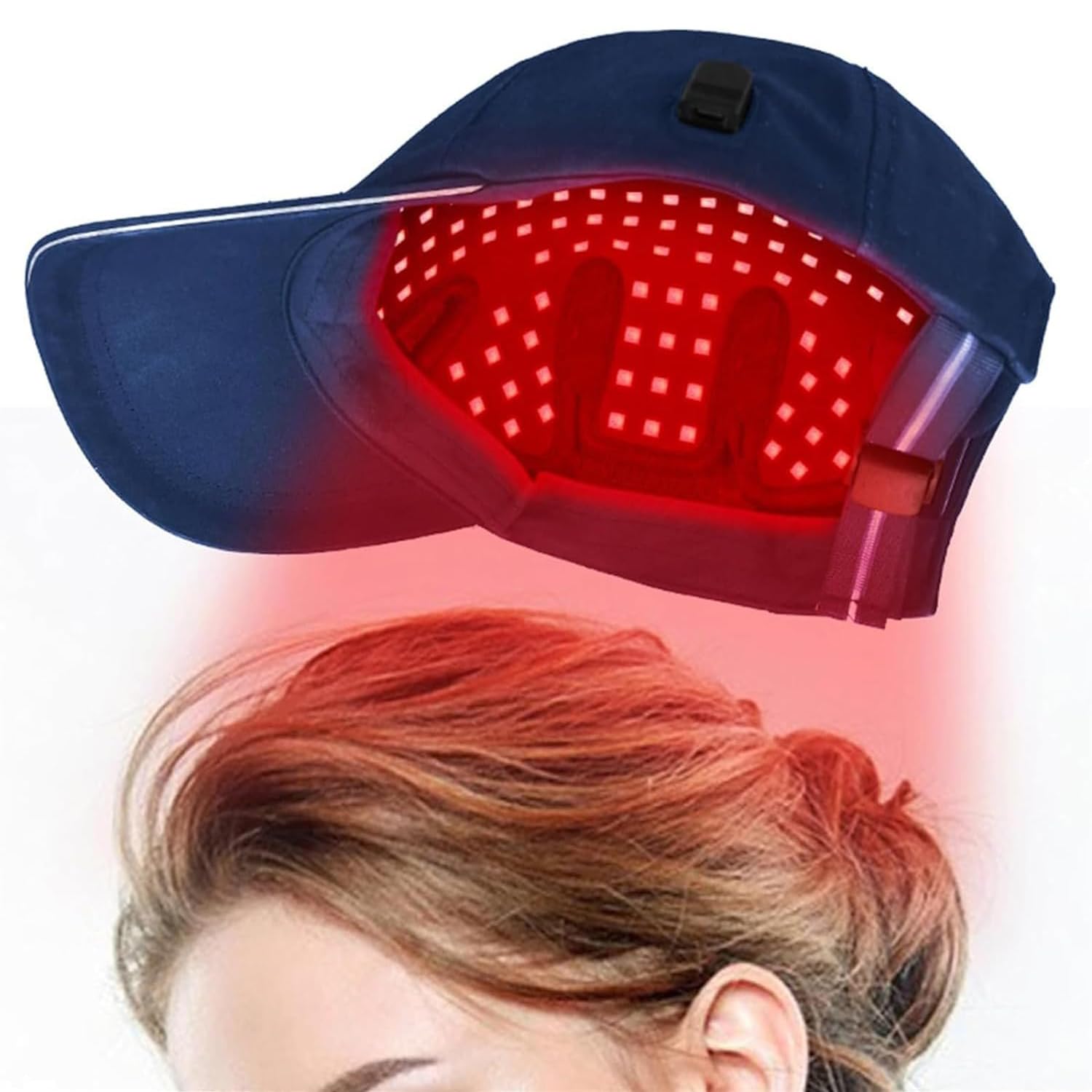 Gorro De Terapia De Luz Roja, 160 Piezas De Cuentas De Lámpara, Gorro De Crecimiento Del Cabello Con Control De Aceite, Longitud De Onda 630 Nm, 850 Nm Y 940 Nm, Gorro De Crecimiento Del Cabello LED