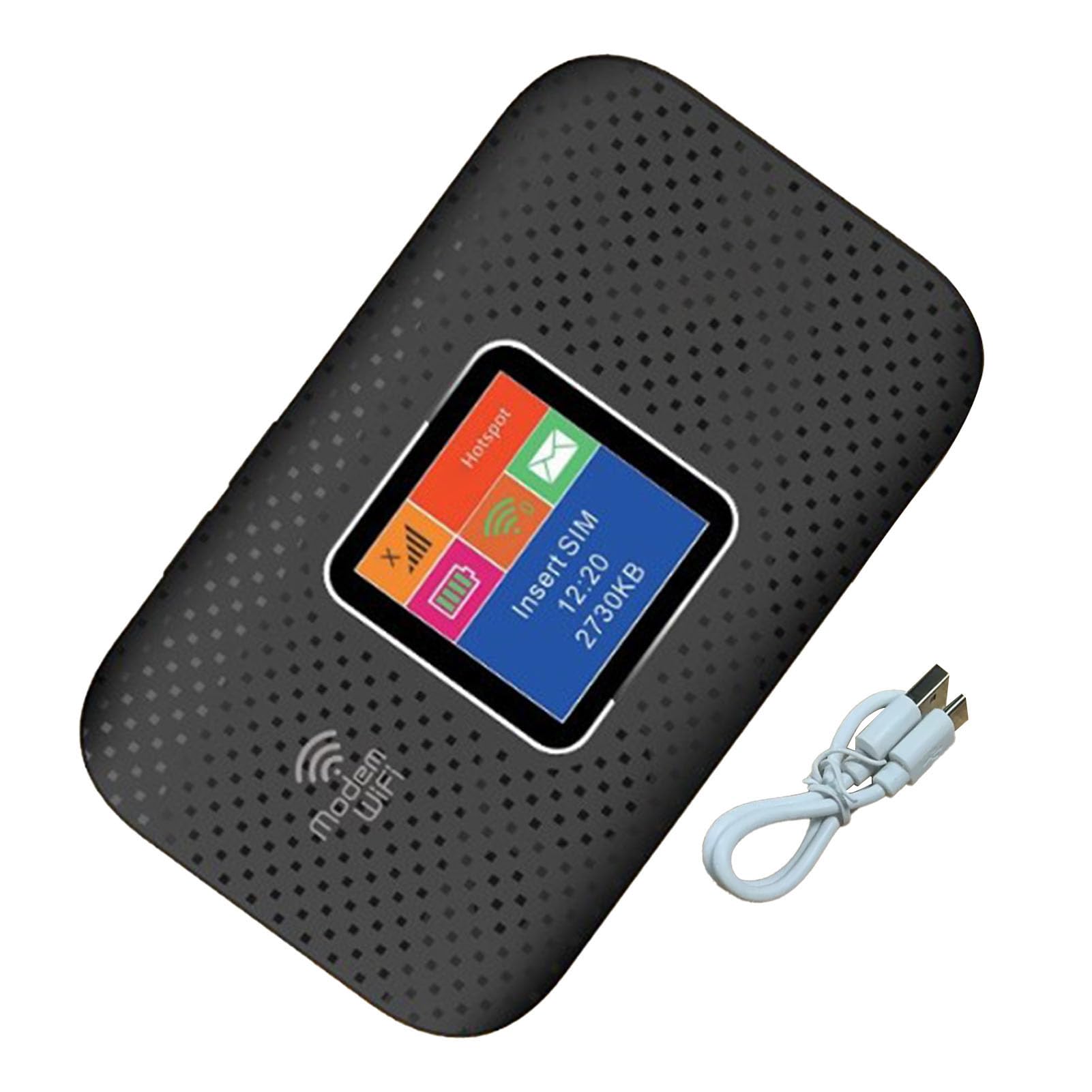 Ejoyous Router 4G Portatile con Slot per Scheda SIM, 3000mAh